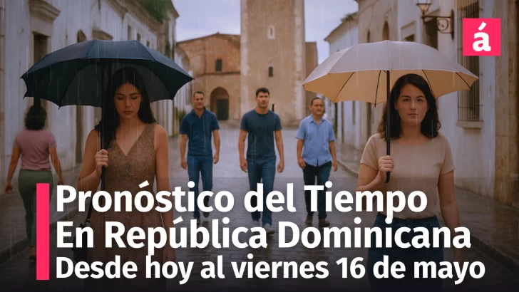 ¿Preparados para el clima? Pronóstico del Tiempo en República Dominicana desde hoy 14 hasta el viernes 16 de mayo
