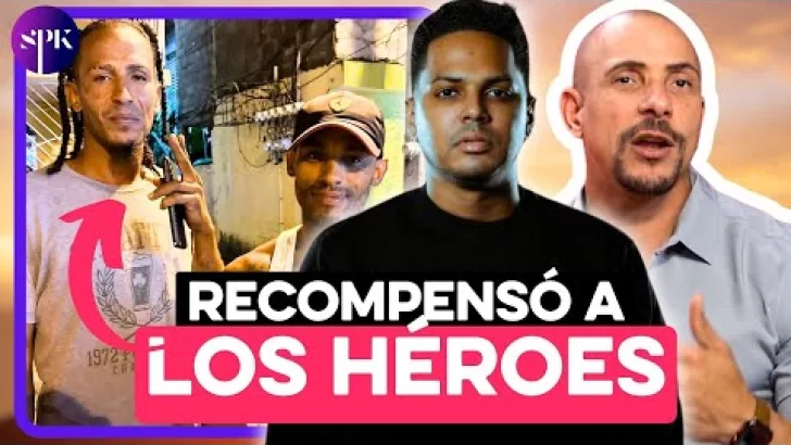 Santiago Matías PREMIÓ a héroes que salvaron a niña que cayó en alcantarilla en San Cristóbal