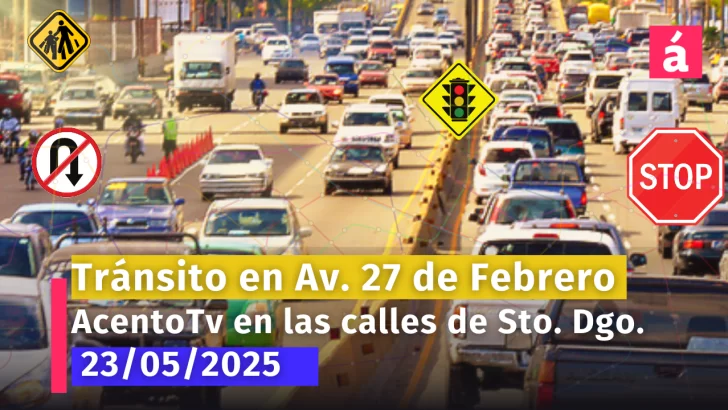 Accidente en la Av. 27 de Febrero, así está la situción en este momento