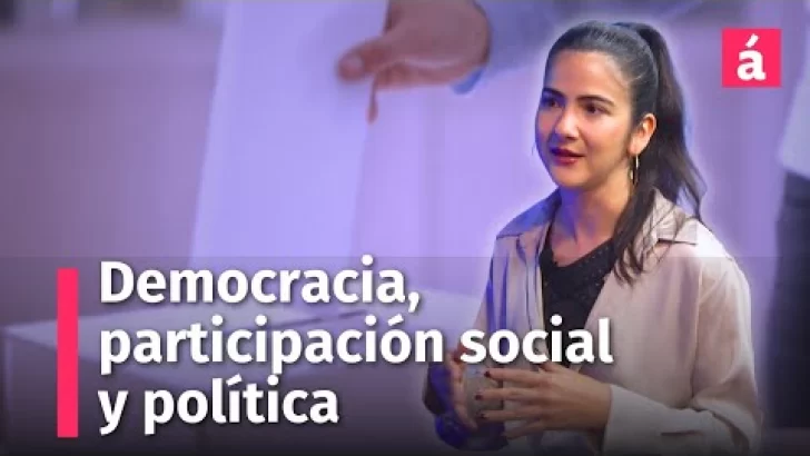 Democracia, participación social y política