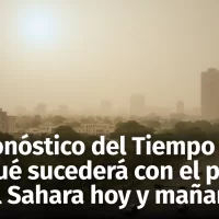 Pronóstico del tiempo en República Dominicana: ¿Qué esperar este martes 3 y mañana 4 de junio ante el polvo del Sahara?