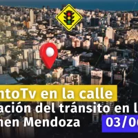 Así está el tránsito ahora en la Calle Carmen Mendoza de Cornielle
