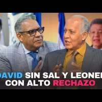 David sin sal y Leonel con alto rechazo