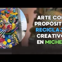 Reciclaje, negocio convertido en arte que ayuda al medio ambiente en Miches