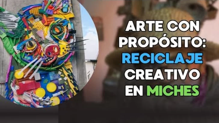 Reciclaje, negocio convertido en arte que ayuda al medio ambiente en Miches