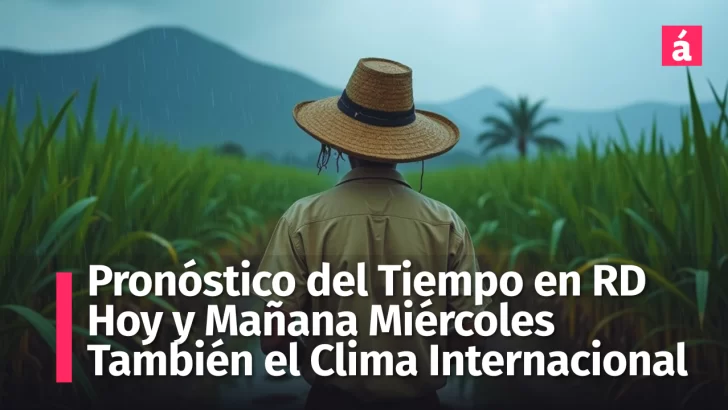Pronóstico del tiempo para República Dominicana: Recomendaciones para la costa caribeña por Vaguada, Hoy y Mañana Miércoles 18 de junio, 2025