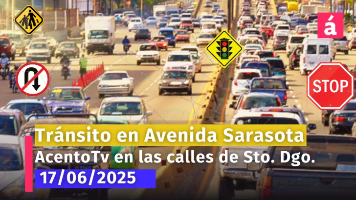 Situación del tránsito en la Av. Sarasota. Entérese en éste reporte