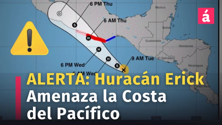 Impacto Inminente: Ciclón Erick se Convierte en Huracán y Toca Tierra Pronto
