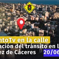 Tránsito con distintas situaciones en la Av. Núñez de Cáceres