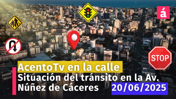 Tránsito con distintas situaciones en la Av. Núñez de Cáceres