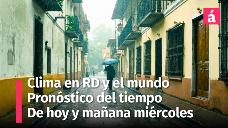 Clima en República Dominicana e internacional: Pronóstico del Tiempo para hoy martes 24 y mañana miércoles 25 de junio