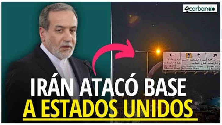 IRÁN atacó base aérea de ESTADOS UNIDOS  en QATAR
