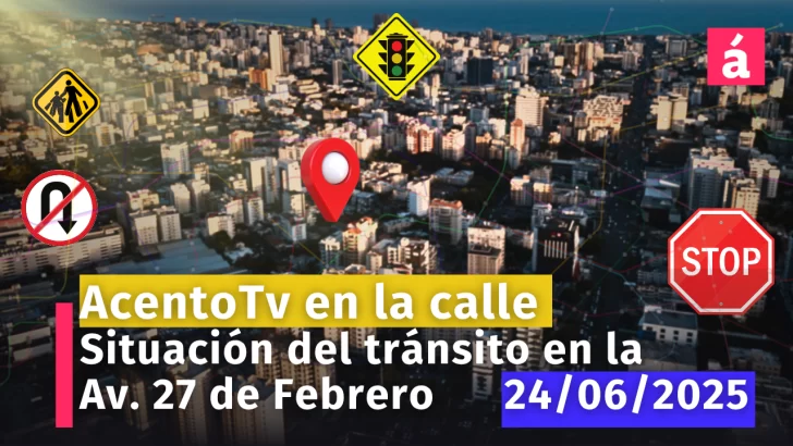 En la Av. 27 de Febrero, así está el tránsito