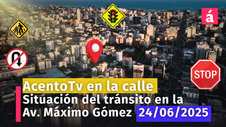 Tránsito caótico en la Avenida Máximo Gómez