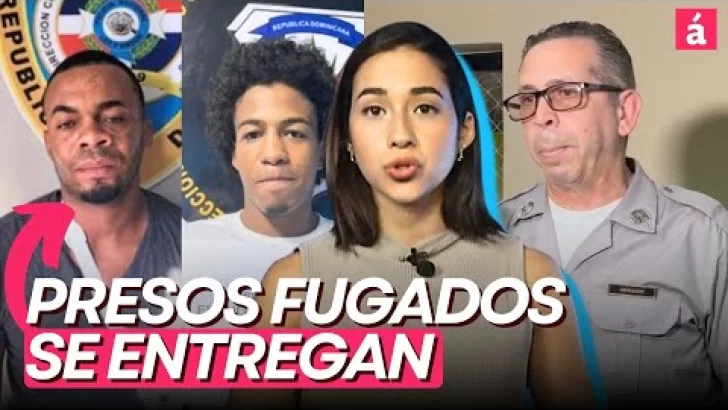 Se entregan dos de los PRESOS que se fugaron de la cárcel preventiva de Moca