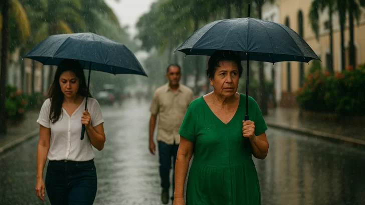 Así está el clima para hoy: Onda Tropical se acerca a territorio dominicano provocando lluvias aisladas con tronadas, consulte aquí como estará el cielo en su localidad
