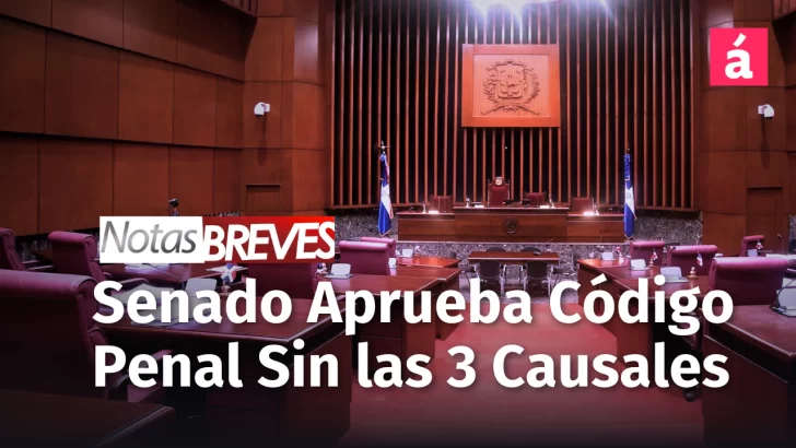 Senado aprobó en segunda lectura el nuevo Código Penal sin causales. Más informaciones en las Notas Breves