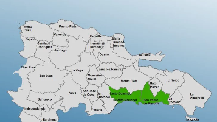 Clima en República Dominicana: Vaguada y viento del este/noreste generarán aguaceros y tormentas eléctricas COE pone varias provincias en alerta verde