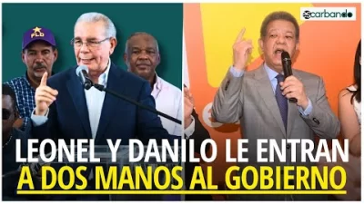 Leonel dice PRM es gran fracaso y Danilo critica abandono del sector la salud