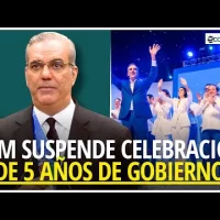 El PRM suspende celebración de 5 años de gobierno, atendiendo a sugerencia de Abinader