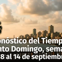 Pronóstico semanal para Santo Domingo ¿Lloverá, seguirá el calor intenso entre el 8 y 14 de septiembre?