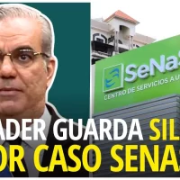 Abinader guarda silencio ante preguntas de periodistas sobre caso SeNaSa