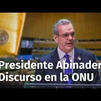 Presidente Abinader habla en la  80 Asamblea General de la ONU