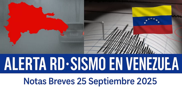 Alerta en RD por vaguada y onda tropical; sismo en Venezuela sacude el Caribe