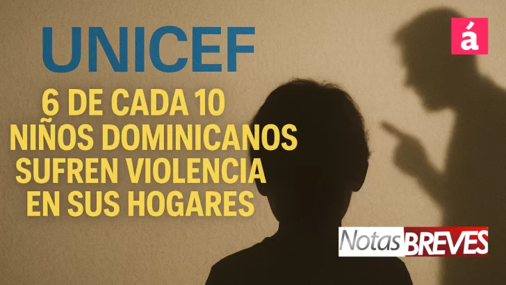 UNICEF: 6 de cada 10 niños dominicanos sufren violencia en sus hogares