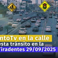 Así está el tránsito en la Avenida Tiradentes