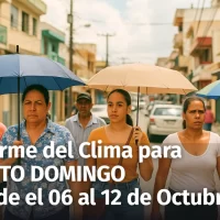 Así estará el clima esta semana en Santo Domingo: Pronóstico del tiempo del 06 al 12 de octubre, 2025
