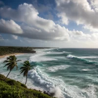 Informe del tiempo para RD: Condiciones de humedad y vaguada en la alta atmósfera favorecen el clima para precipitaciones durante el día