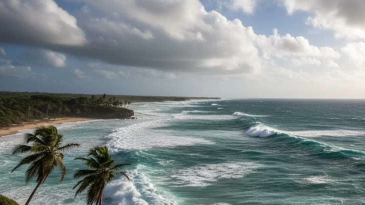 Informe del tiempo para RD: Condiciones de humedad y vaguada en la alta atmósfera favorecen el clima para precipitaciones durante el día