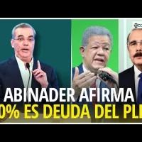 Abinader enfrenta a Leonel y Danilo con datos sobre la deuda externa