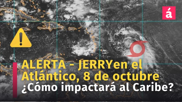 Todo sobre la tormenta Jerry: Trayectoria, intensificación y posibles efectos en el Caribe