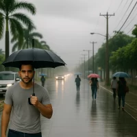 Informe del tiempo para hoy: Autoridades de emergencias se mantienen en sesión permanente tras el paso al sur de una activa onda tropical. Siga en vivo las insidencias del fenómeno