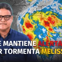 Tormenta Melissa podría duplicar la lluvia sobre República Dominicana, COE mantiene ALERTA ROJA en varias provincias