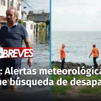 Alertas meteorológicas y búsqueda de desaparecido en Notas Breves de AcentoTV
