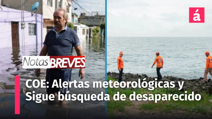 Alertas meteorológicas y búsqueda de desaparecido en Notas Breves de AcentoTV Alertas meteorológicas y búsqueda de desaparecido en Notas Breves de AcentoTV