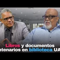 Libros y documentos centenarios en biblioteca UASD
