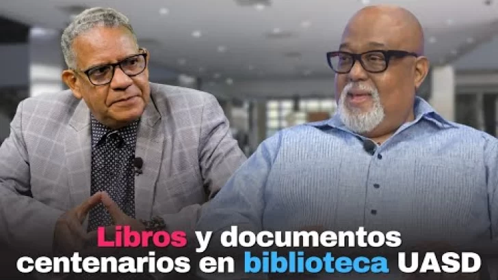 Libros y documentos centenarios en biblioteca UASD Libros y documentos centenarios en biblioteca UASD