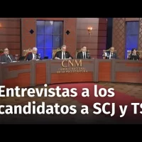 EN VIVO: 3ra sesión del Consejo Nacional de la Magistratura con los postulantes a la SCJ y al TSE