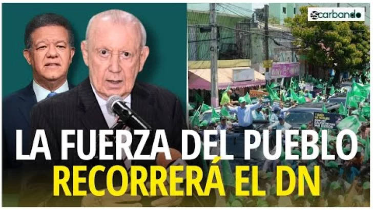 El partido opositor Fuerza del Pueblo recorrerá los barrios de la parte norte del DN