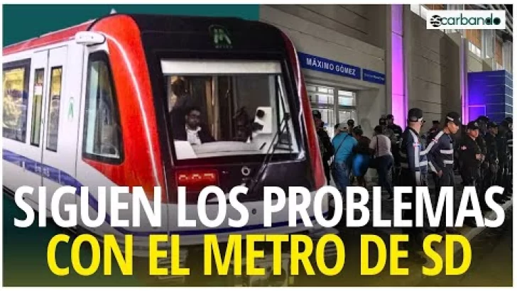 Siguen los dolores de cabeza con el metro: se registraron dos fallas en 12 horas