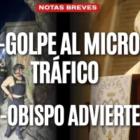 Confiscaciones de Droga y Armas en San Cristóbal, más la advertencia del Obispo Castro Marte