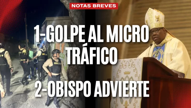 Confiscaciones de Droga y Armas en San Cristóbal, más la advertencia del Obispo Castro Marte