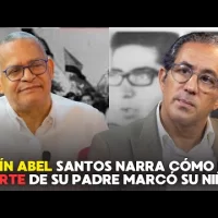 Amín Abel Santos dice su padre era silencioso e introspectivo y fue asesinado siendo casi un niño