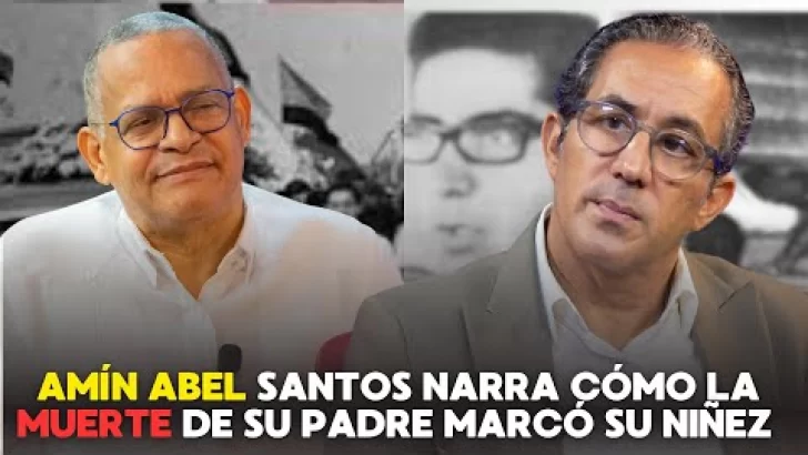 Amín Abel Santos dice su padre era silencioso e introspectivo y fue asesinado siendo casi un niño