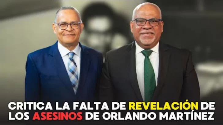 Fabricio criticó la falta de revelación de los asesinos de Orlando Martínez