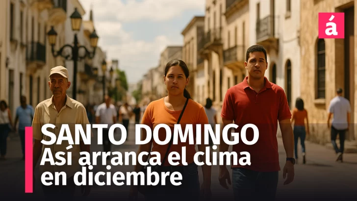 Diciembre arranca húmedo: así estará el tiempo en Santo Domingo en la semana del 1 al 7 de diciembre